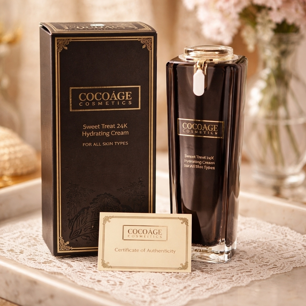 NIB Cocoage Sweet Treat 24K Hydrating Cream